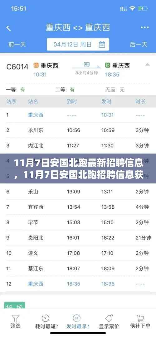 11月7日安国北跑招聘信息大全,获取与应聘全攻略,初学者与进阶指南