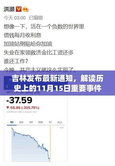 吉林发布最新通知,解读历史上的11月15日重要事件与操作指南