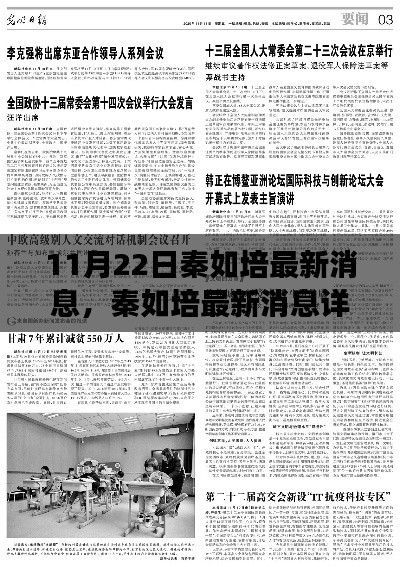 秦如培最新消息详解,三大要点深度剖析(11月22日更新版)