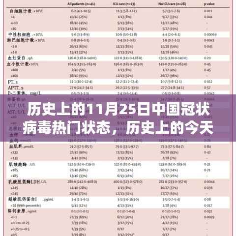 揭秘中国冠状病毒在历史上的热门状态,回顾11月25日的重要时刻