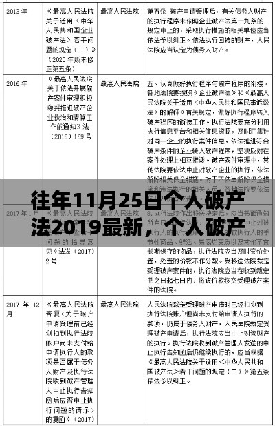 个人破产法2019最新解读,回顾影响与展望