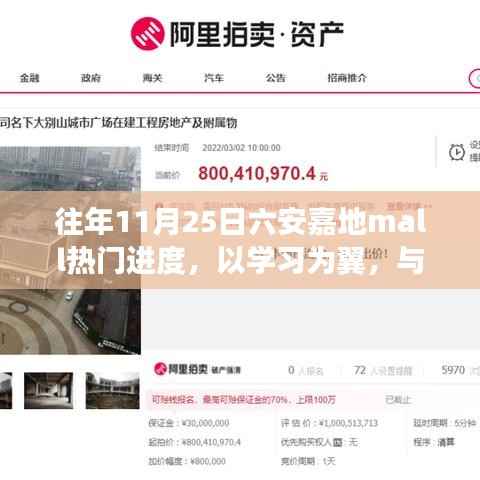 往年11月25日六安嘉地Mall励志篇章,以学习为翼,与变化共舞