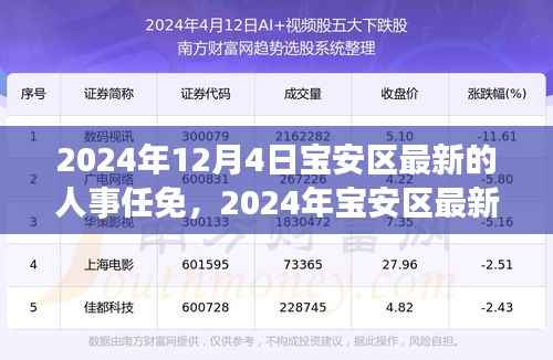 2024年宝安区人事任免动态，引领区域新发展