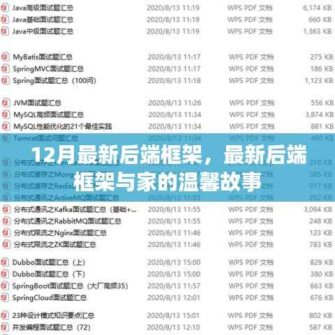12月最新后端框架,最新后端框架与家的温馨故事