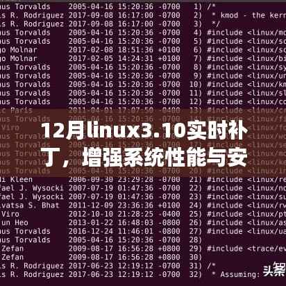 Linux 3.10实时补丁增强性能与安全性