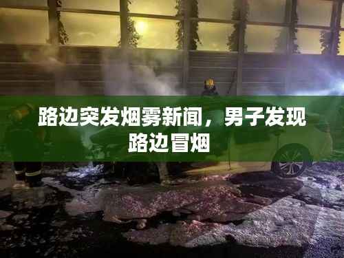 路边突发烟雾新闻,男子发现路边冒烟