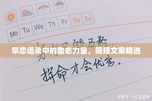 早恋语录中的励志力量,简短文案精选