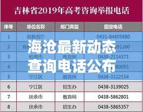 海沧最新动态查询电话公布,掌握发展资讯,轻松了解海沧新面貌