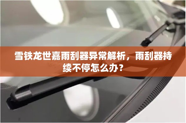 雪铁龙世嘉雨刮器异常解析,雨刮器持续不停怎么办?