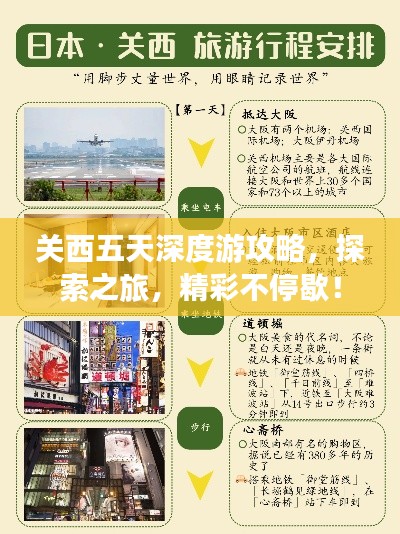 关西五天深度游攻略,探索之旅,精彩不停歇!