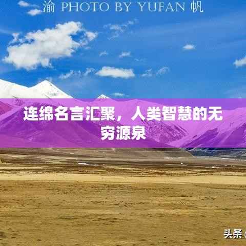 连绵名言汇聚,人类智慧的无穷源泉